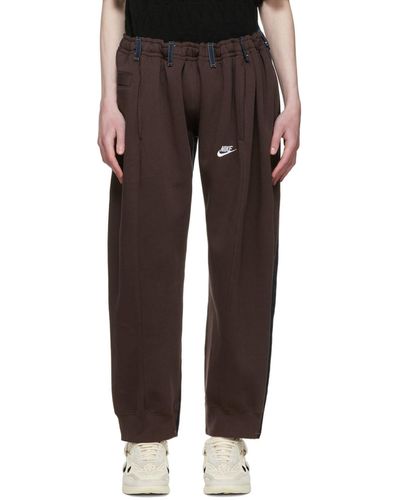 Bless Ssense Exclusive Brown Levi's & Nike Edition Lounge Trousers - Black