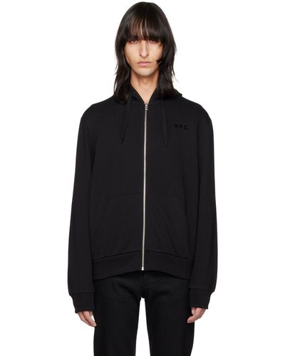 A.P.C. Quentin Hoodie - Black