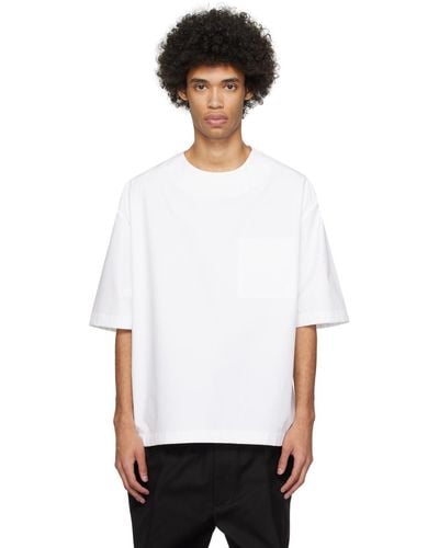 Valentino T-shirt blanc à poche