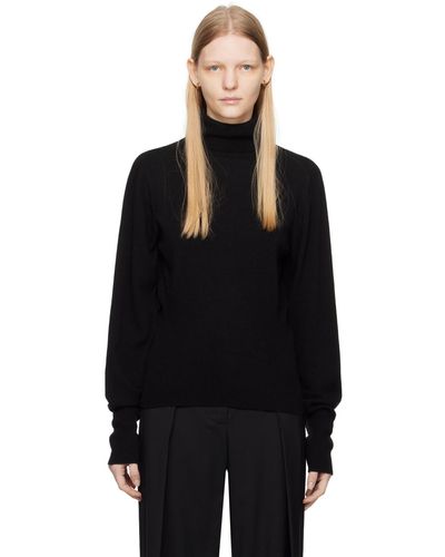 Low Classic Extended Sleeve Sweater - Black