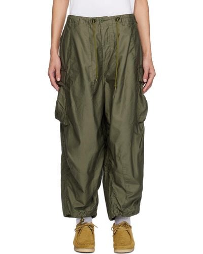 Needles Khaki H.d. Cargo Trousers - Green