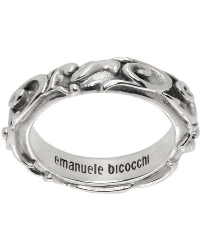 Emanuele Bicocchi Arabesque Ring - Metallic