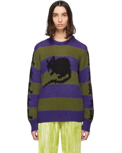 Marc Jacobs Stray Rats X The Grunge Jumper - Purple