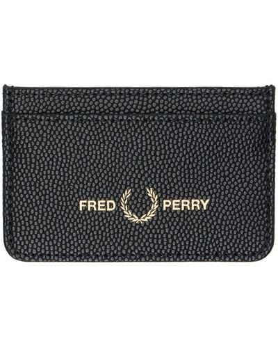 Fred Perry F Perry ロゴ カードケース - ブラック