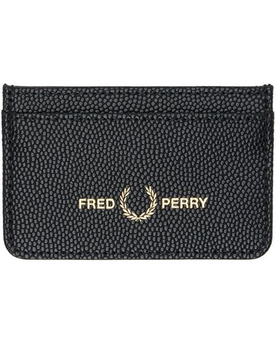 Fred Perry F perry porte-cartes noir à logo