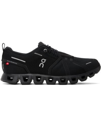 On Shoes Cloud 5 Waterproof Sneakers - Black