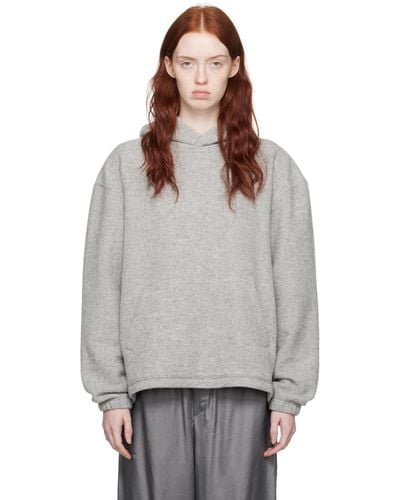 Rier Brushed Hoodie - Gray