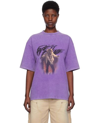we11done Vintage Horror T-shirt - Purple