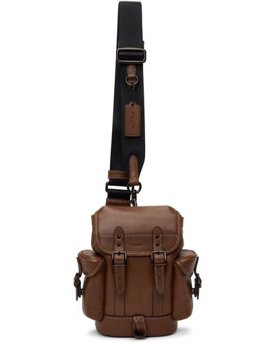 COACH Brown Hitch 13 Backpack
