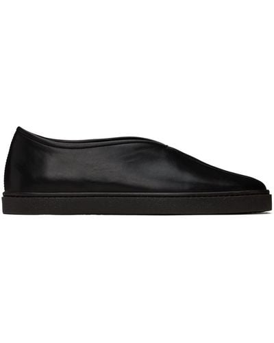 Lemaire Piped Slippers - Black