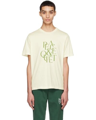 Museum of Peace & Quiet Museum Of Peacequiet Off- Serif T-shirt - Green