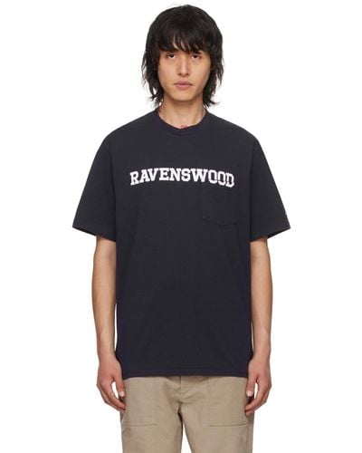 Engineered Garments Enginee Garments ネイビー Ravenswood Tシャツ - ブラック