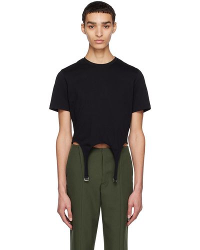 Dion Lee Garter Tシャツ - ブラック