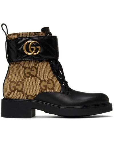 Gucci Double G Marmont ブーツ - ブラウン