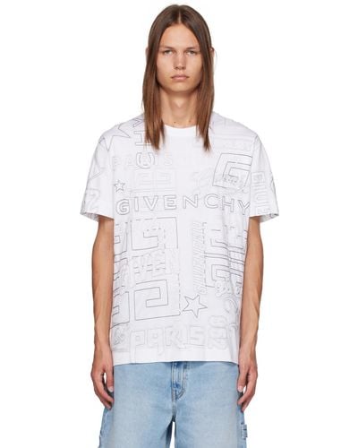 Givenchy ホワイト オーバーサイズ Tシャツ