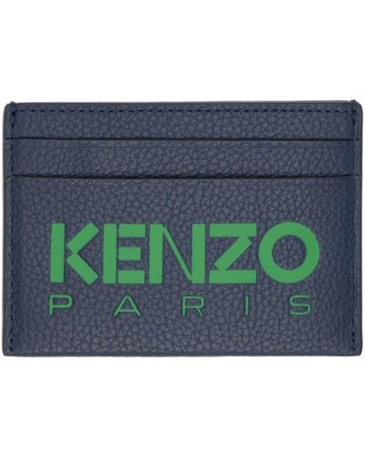 KENZO Leather Cardholder - Green