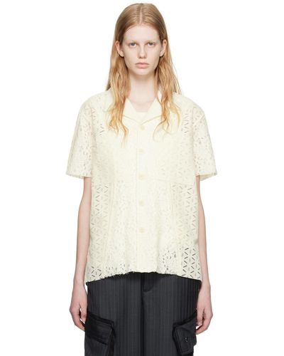 ANDERSSON BELL Off- Flower Shirt - Natural