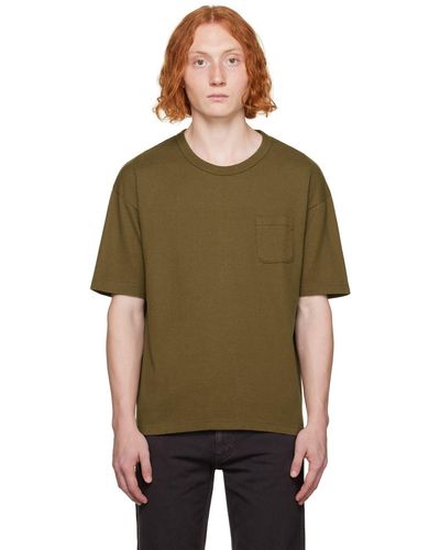 Visvim Khaki Ultimate Jumbo T-shirt - Green