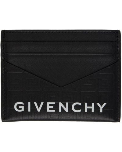 Givenchy レザー G-cut 4g カードケース - ブラック