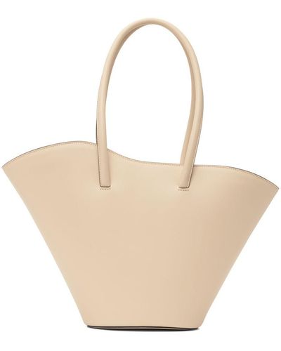 Little Liffner Beige Tall Tulip Tote - Natural