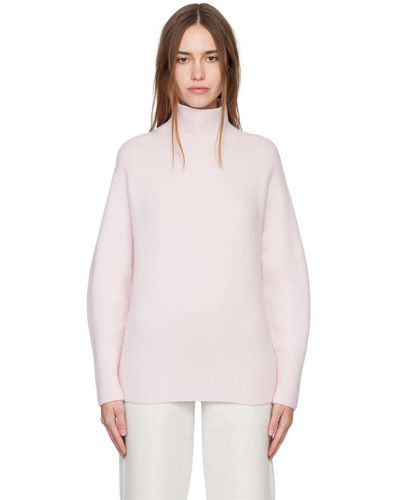 Vince pink outlet cashmere sweater