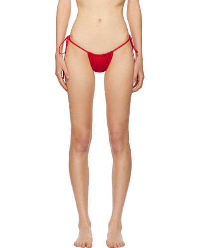Frankie's Bikinis Culotte de bikini tia rouge - Multicolore