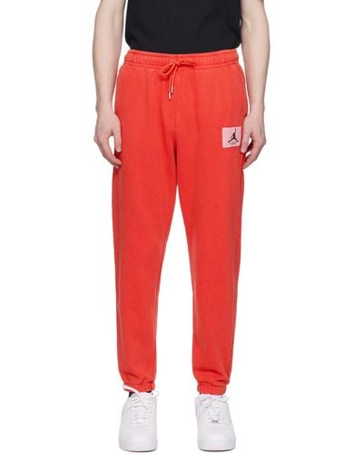 Nike Red Washed Joggers