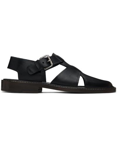 Lemaire Fisherman Sandals - Black