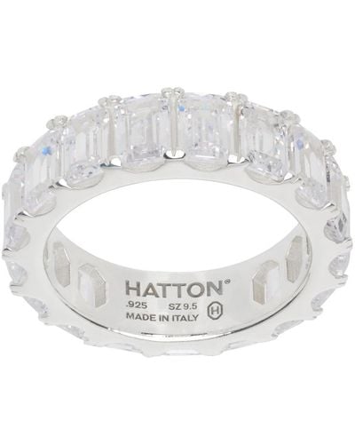 Hatton Labs Octagon Eternity Ring - White