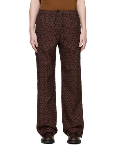 ANDERSSON BELL Makeni Lounge Trousers - Brown