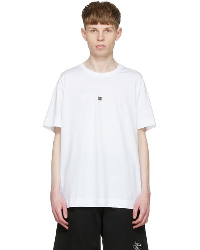 Givenchy ホワイト コットン Tシャツ