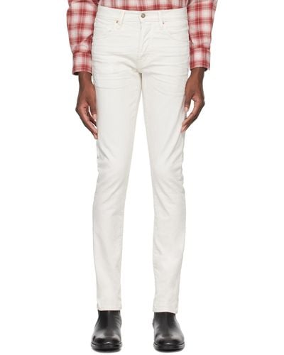 Tom Ford Off-white Slim-fit Jeans