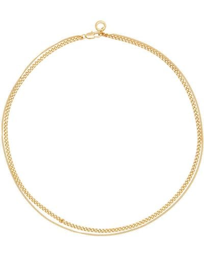 A.P.C. Minimalist Necklace - Metallic