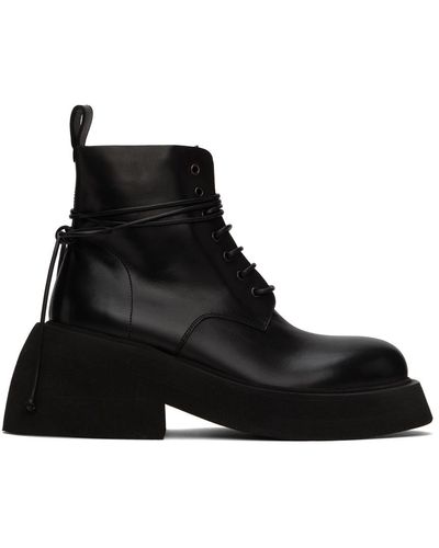 Marsèll Black Microne Ankle Boots