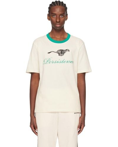 Wales Bonner Off-white 'persistence' T-shirt