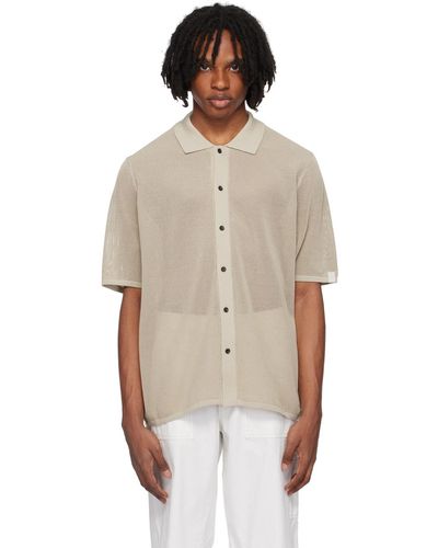Rag & Bone Taupe Payton Shirt - Multicolour