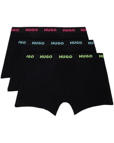 HUGO ボクサーブリーフ 3枚セット - ブラック