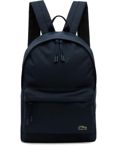 Lacoste Zip Backpack - Blue