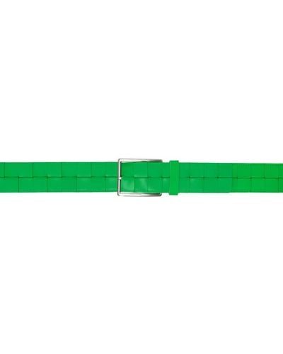 Bottega Veneta Maxi Intreccio Belt - Green