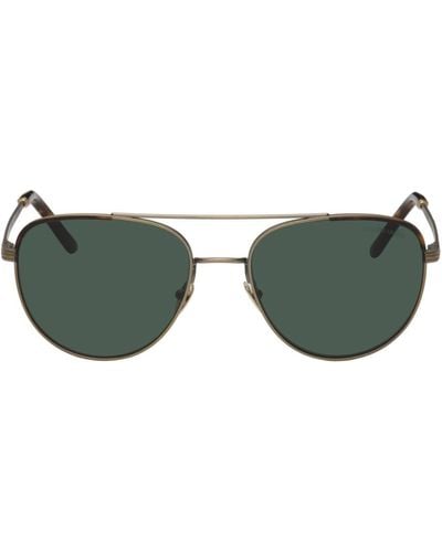 Giorgio Armani Aviator Sunglasses - Green