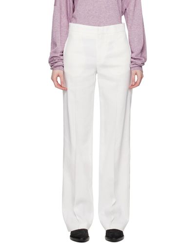 Isabel Marant Pantalon scarly blanc