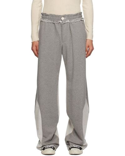 Edward Cuming Panelled Pants - Grey