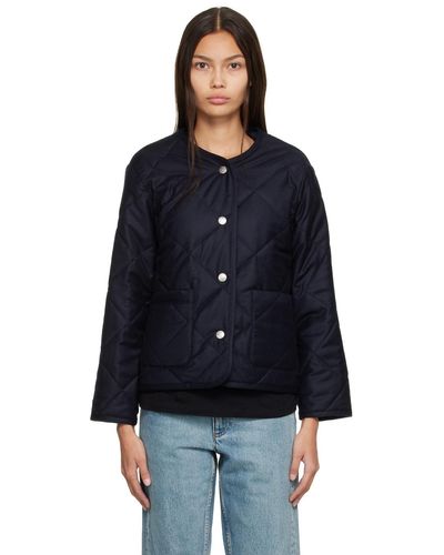 A.P.C. . Navy Claire Jacket - Black