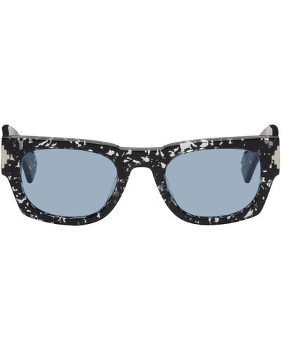 Marcelo Burlon Tortoiseshell Calafate Sunglasses - Black