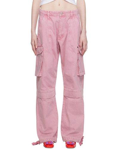 Moschino Jeans Cargo Jeans - Pink