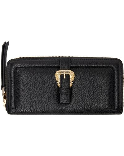 Versace Black Couture1 Continental Wallet