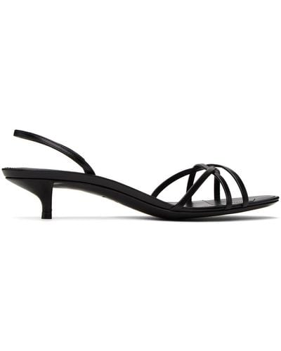 The Row Harlow 35 Heeled Sandals - Black