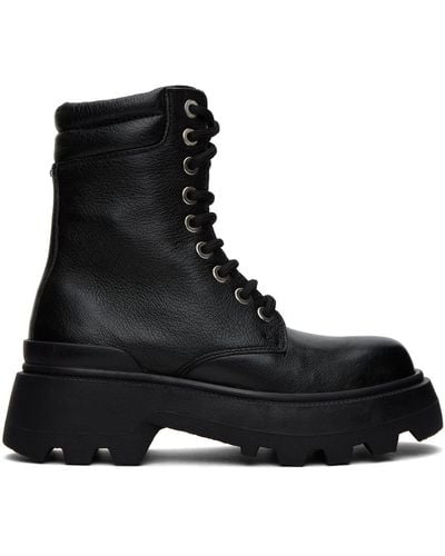 Ami Paris Black Ranger Boots