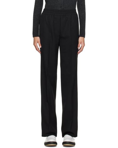 Maison Kitsuné Elasticized Pants - Black