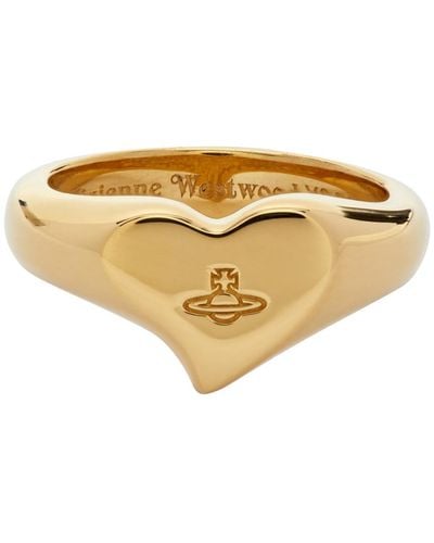 Vivienne Westwood Gold Marybelle Signet Ring - Metallic